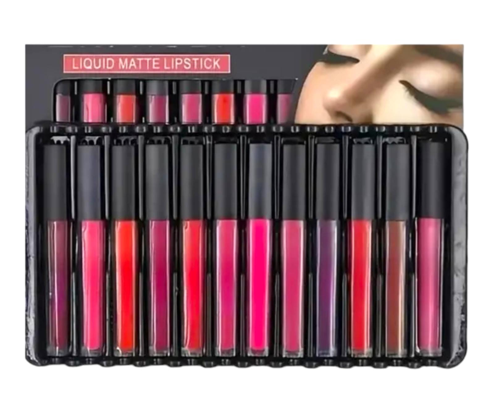 Natty Elegant Liquid Lipsticks Set of Twelve 